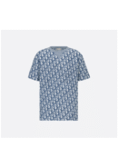 Christian Dior Big Oblique T-Shirt Blue