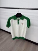 Casablanca Polo Small Logo Green White