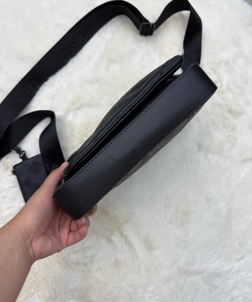 Louis Vuitton Trio Bag Black on Black Monogram - Afbeelding 3
