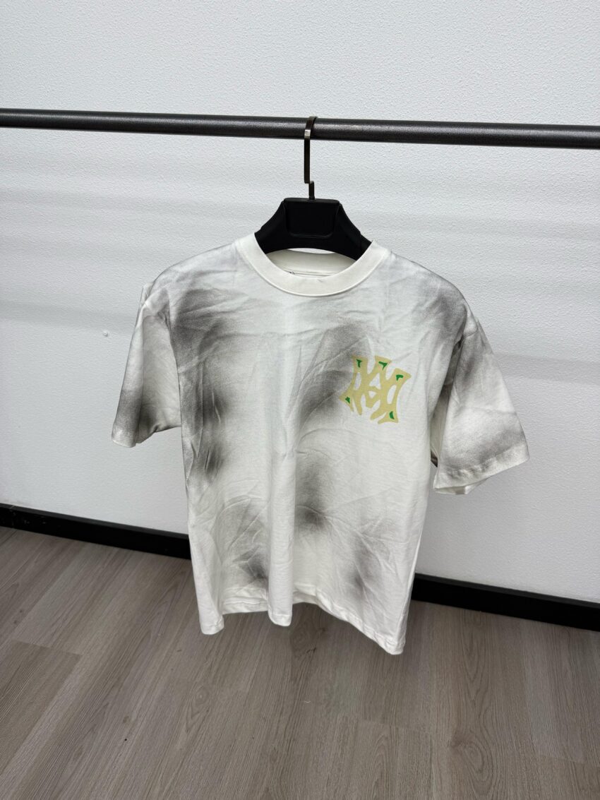 Amiri Logo Klein White