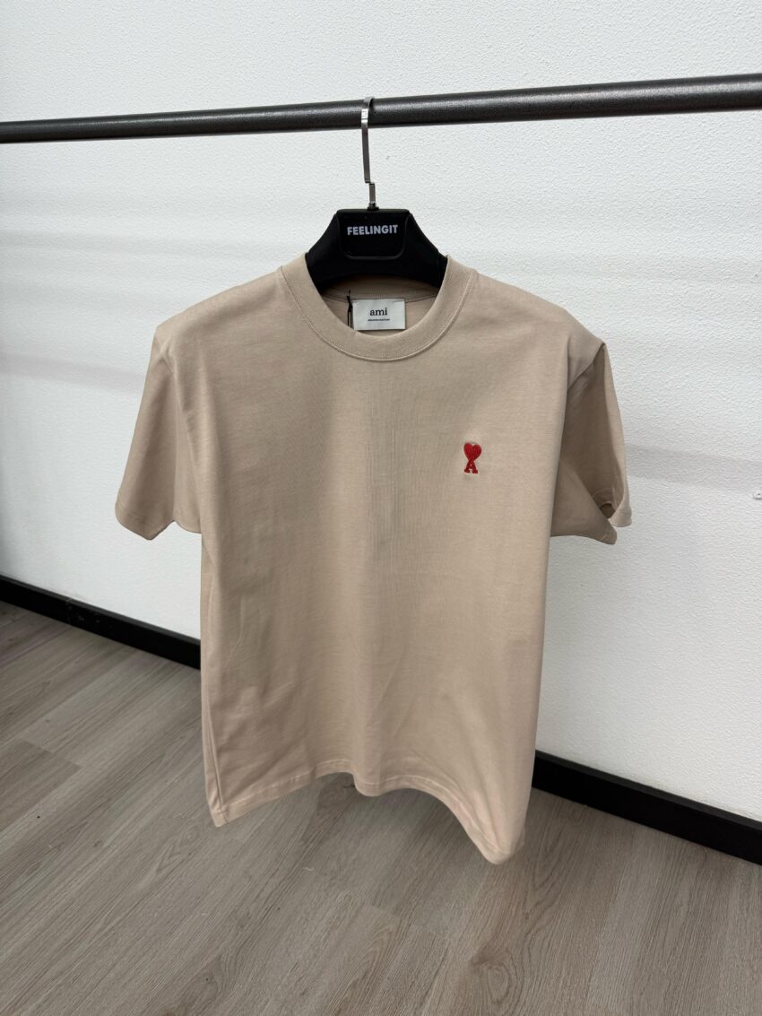 Ami T-shirt Beige