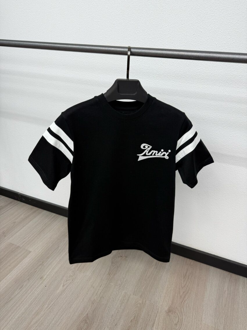 Amiri Zwart T-Shirt Arm