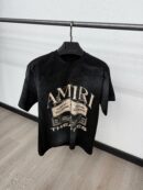 Amiri Mid Logo Steengrijs