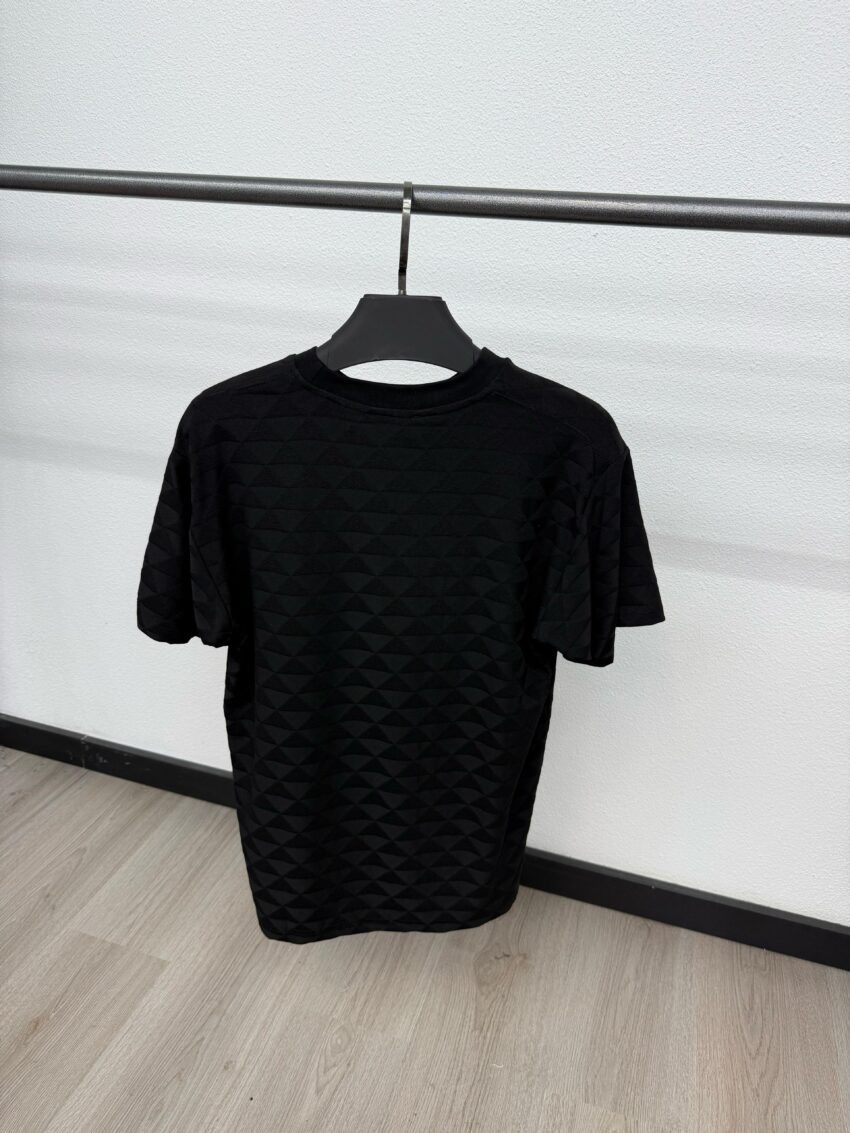 Prada Patroon Basic Black T-Shirt - Afbeelding 2