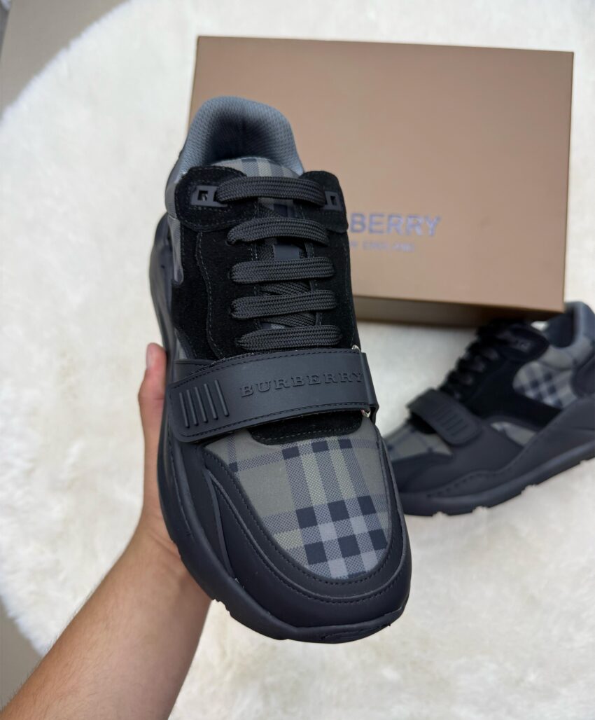 Burberry Zwart Sneakers - Afbeelding 4