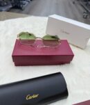 Cartier Diamond Green Zonnebril Gold