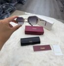Cartier Diamond Gold Blue Glasses