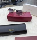 Cartier Diamond Gold Blue Glasses