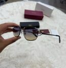 Cartier Diamond C-Decor Silver Light Blue Glasses