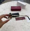 Cartier Diamond Gold Brown Glasses