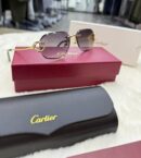 Cartier C-Decor Gold Blue Glasses