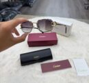 Cartier C-Decor Gold Blue Glasses