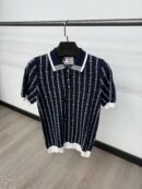 Casablanca Polo Dark Blue White Lines