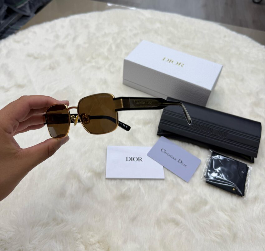 Christian Dior Zonnebril Label S2U Black Gold - Afbeelding 2