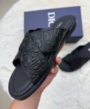 Christian Dior Slippers Oblique Leer