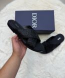 Christian Dior Slippers Oblique Leer