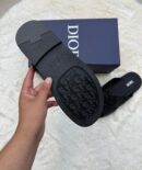 Christian Dior Slippers Oblique Leer