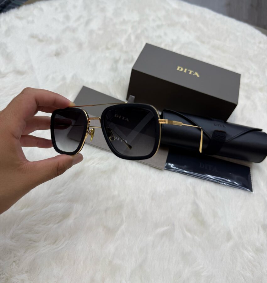 Dita Flight 006 Zonnebril Black Gold - Afbeelding 2