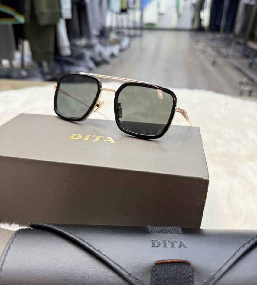 Dita Flight 006 Zonnebril Black Rose Gold - Afbeelding 2