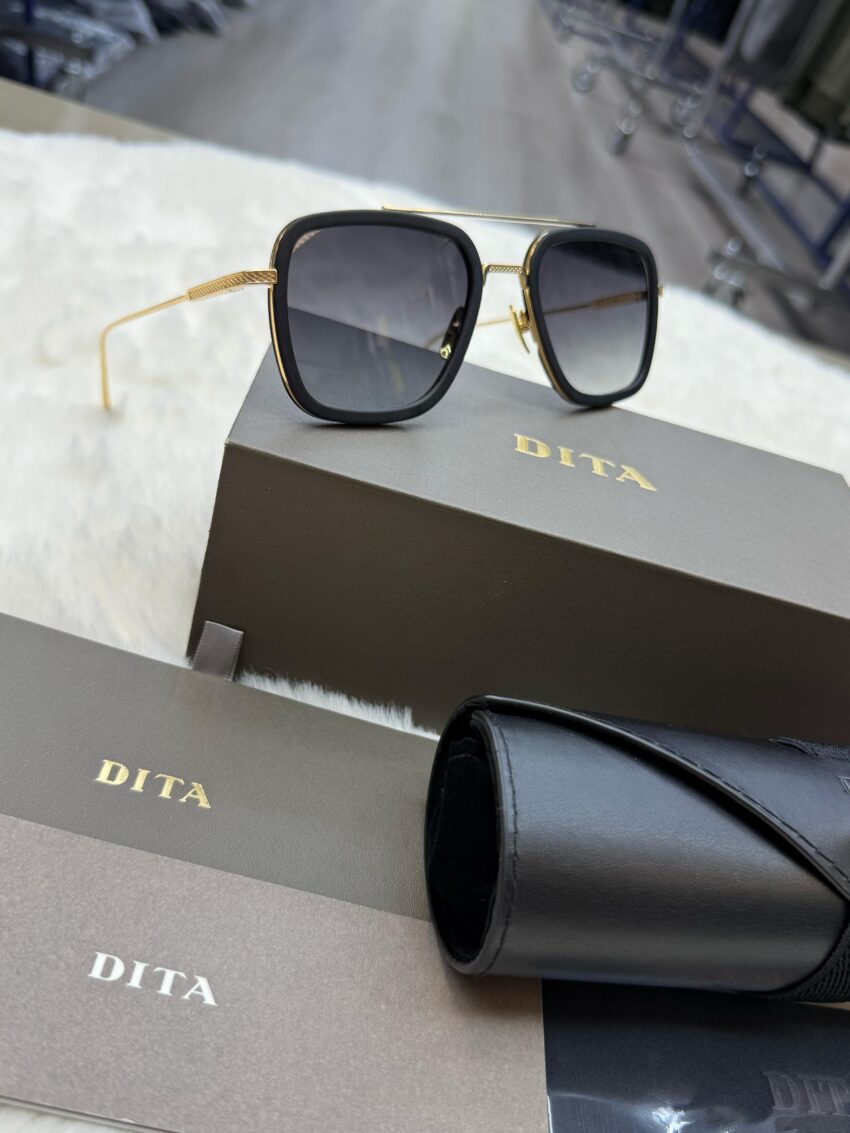 Dita Flight 006 Zonnebril Black Gold