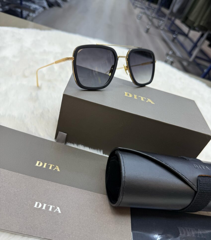Dita Flight 006 Zonnebril Black Gold