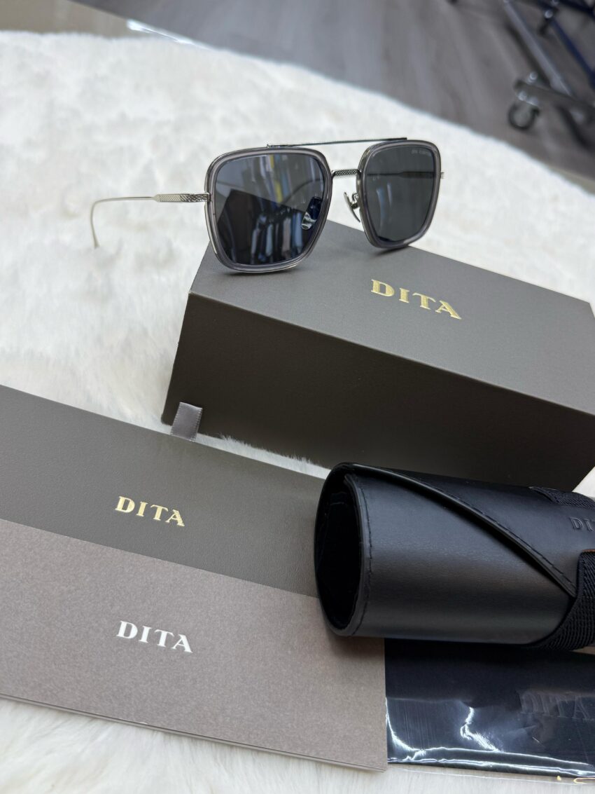 Dita Flight 006 Zonnebril Grey Silver