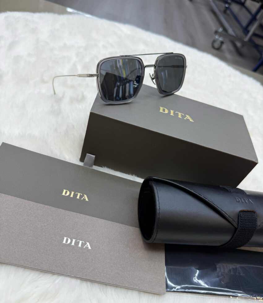 Dita Flight 006 Zonnebril Grey Silver