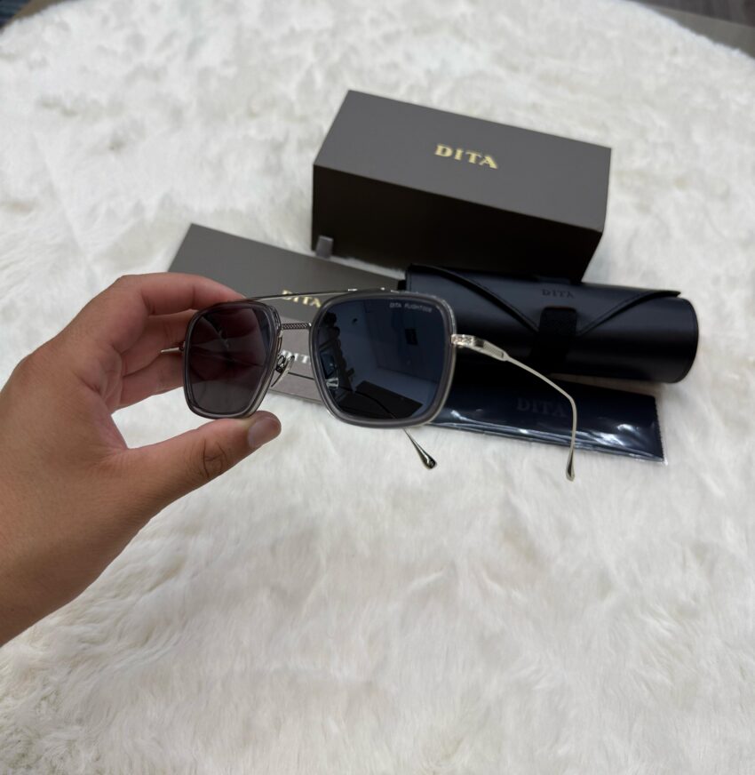 Dita Flight 006 Zonnebril Grey Silver - Afbeelding 3