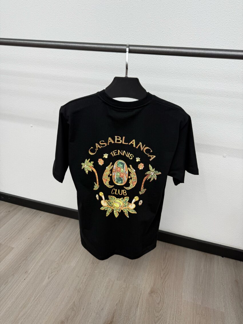 Casablanca Gold Black T-Shirt - Afbeelding 2