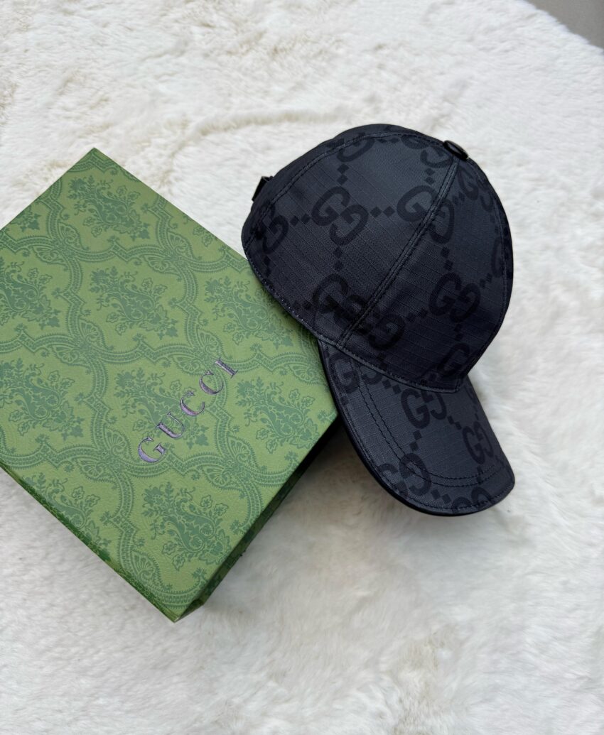 Gucci GG Ripstop Baseball Dark Grey