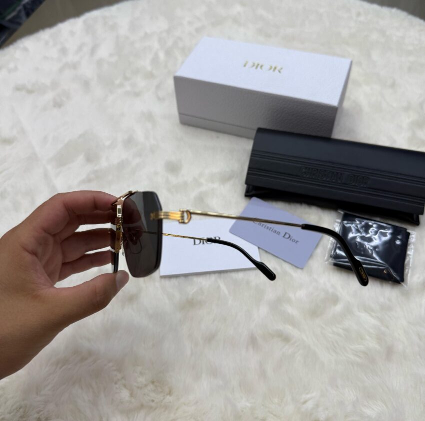 Cartier Aviator Gold Blue Glasses - Afbeelding 4