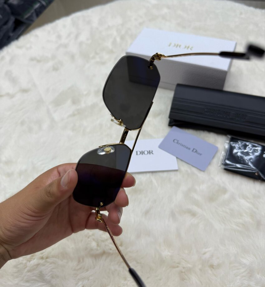 Cartier Aviator Gold Blue Glasses - Afbeelding 3