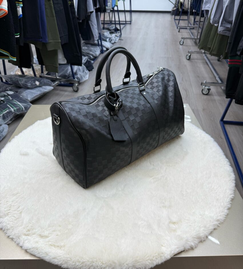 Louis Vuitton Vakantie Tas Black on Black Blokjes - Afbeelding 2
