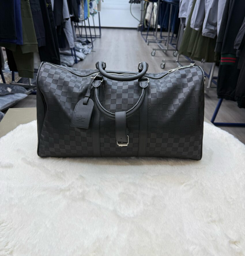 Louis Vuitton Vakantie Tas Black on Black Blokjes