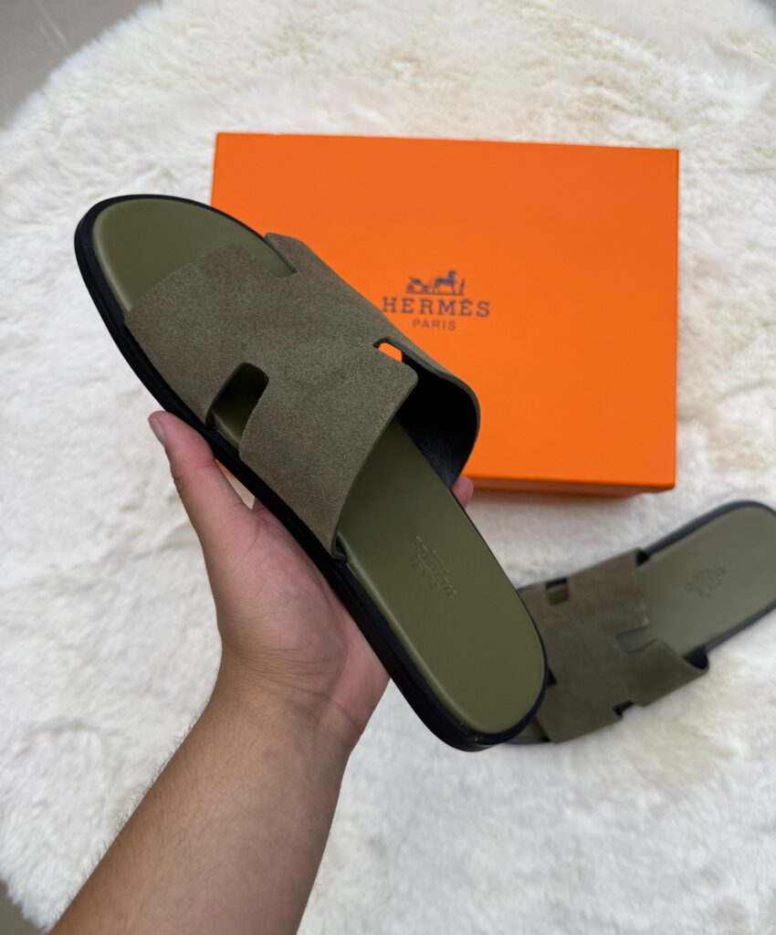 Hermes Izmir Groen Slippers - Afbeelding 3