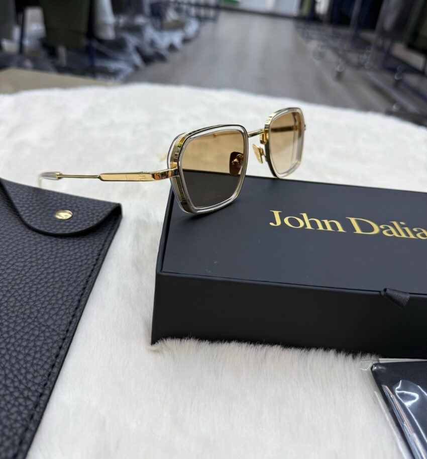 John Dalia Cillian Gold Brown Glasses