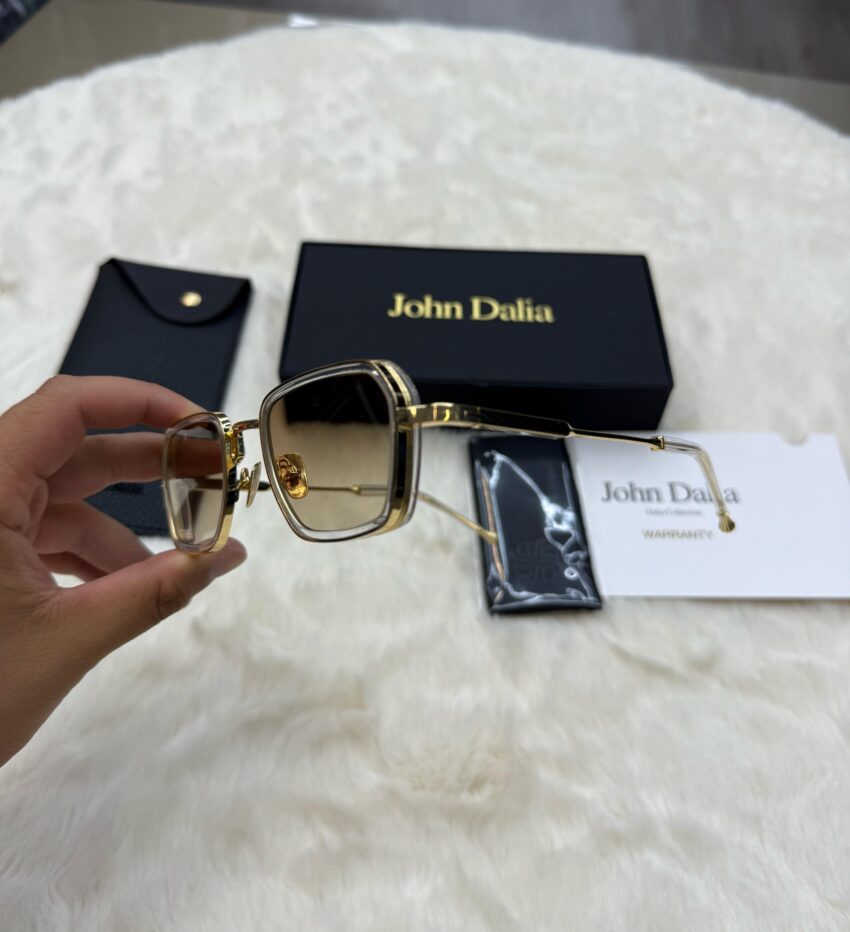John Dalia Cillian Gold Brown Glasses - Afbeelding 2