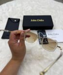 John Dalia Cillian Gold Brown Glasses