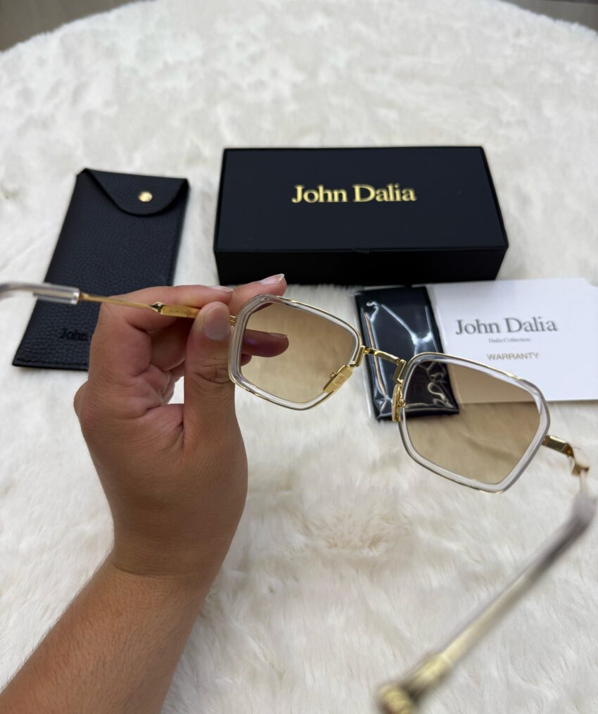 John Dalia Cillian Gold Brown Glasses - Afbeelding 5