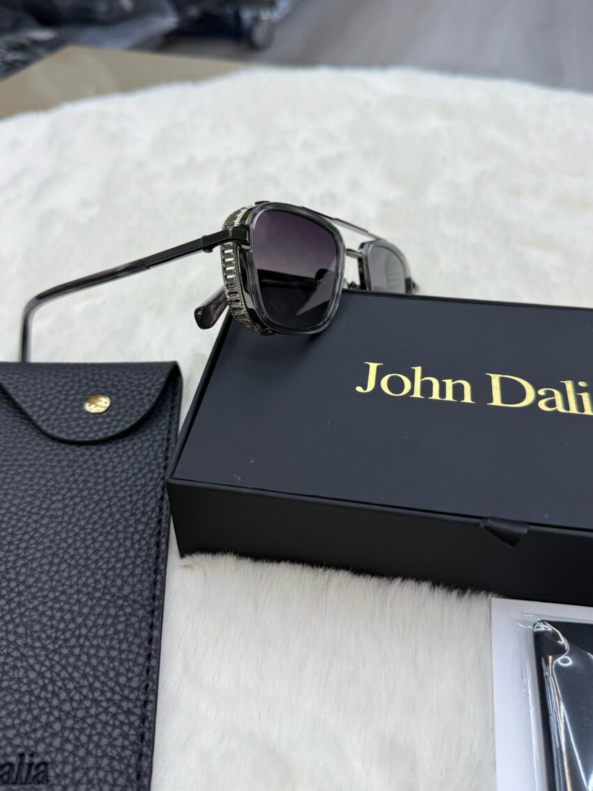 John Dalia Phil Silver Blue Glazen