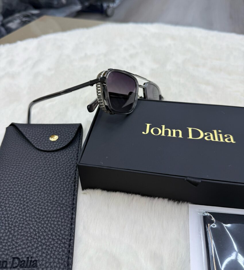 John Dalia Phil Silver Blue Glazen