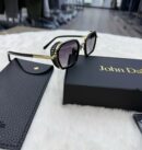 John Dalia Deannis Gold Blauwe Glazen
