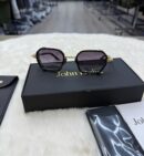 John Dalia Deannis Gold Blauwe Glazen