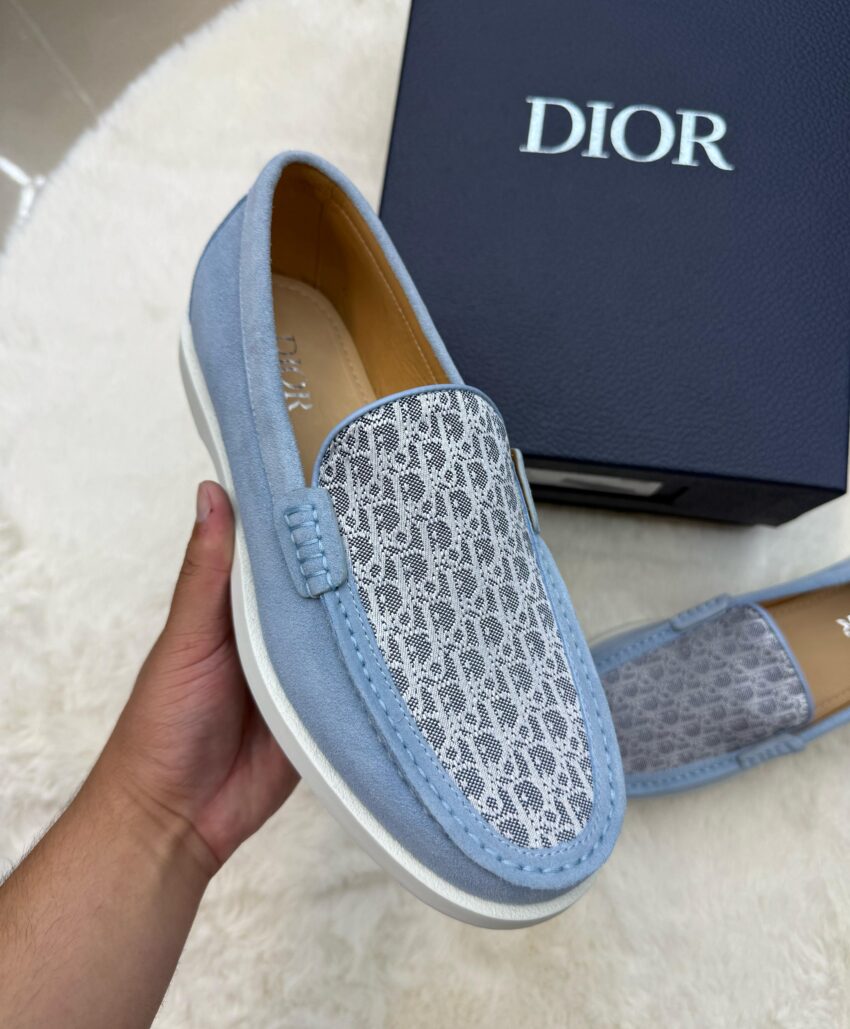 Christian Dior Oblique Loafers Light Blue - Afbeelding 2