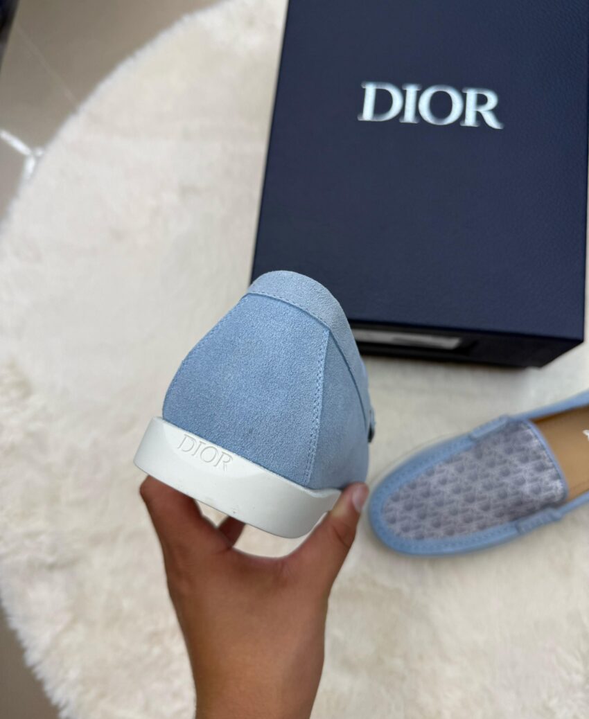 Christian Dior Oblique Loafers Light Blue - Afbeelding 4