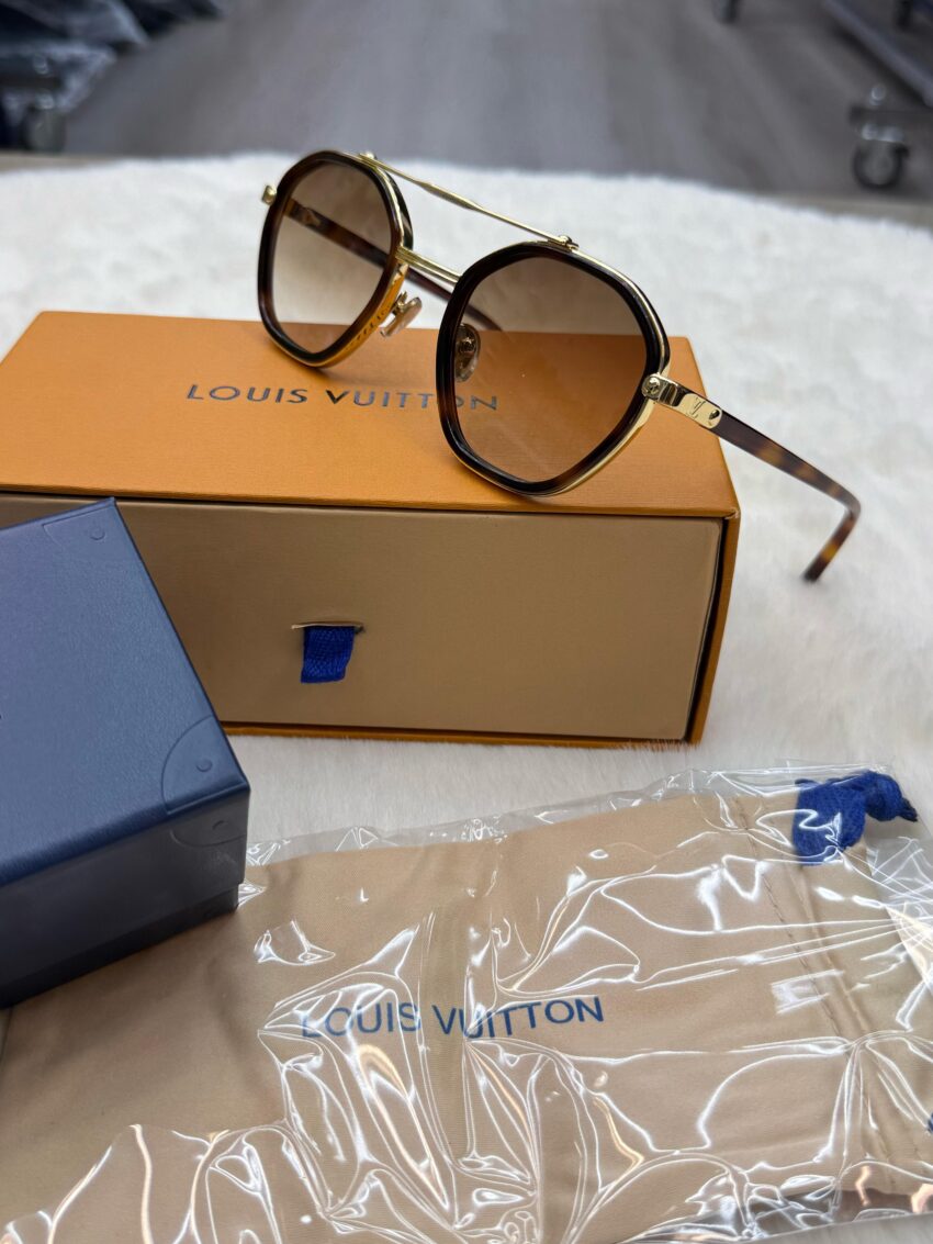 Louis Vuitton Duo Round Zonnebril