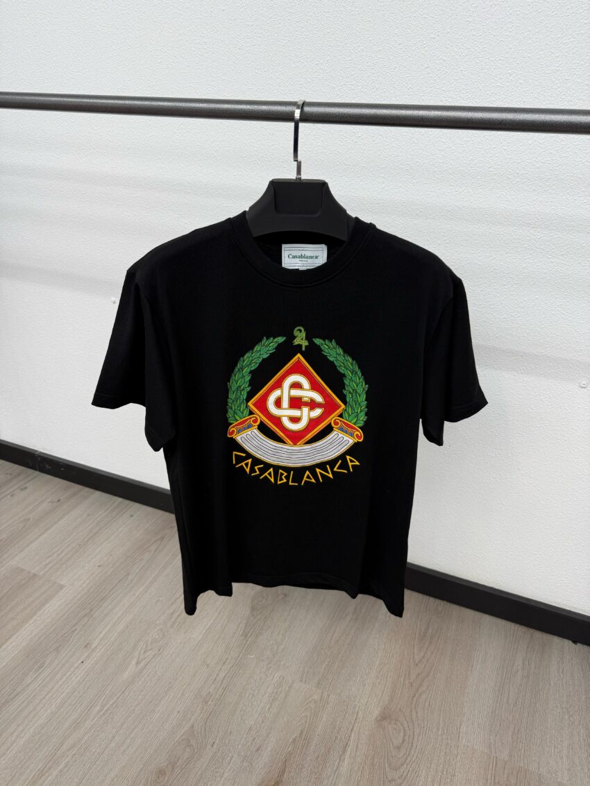 Casablanca Mid Logo T-Shirt Black