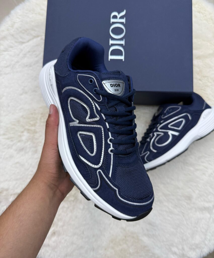 Christian Dior B30 Blue Suede - Afbeelding 2