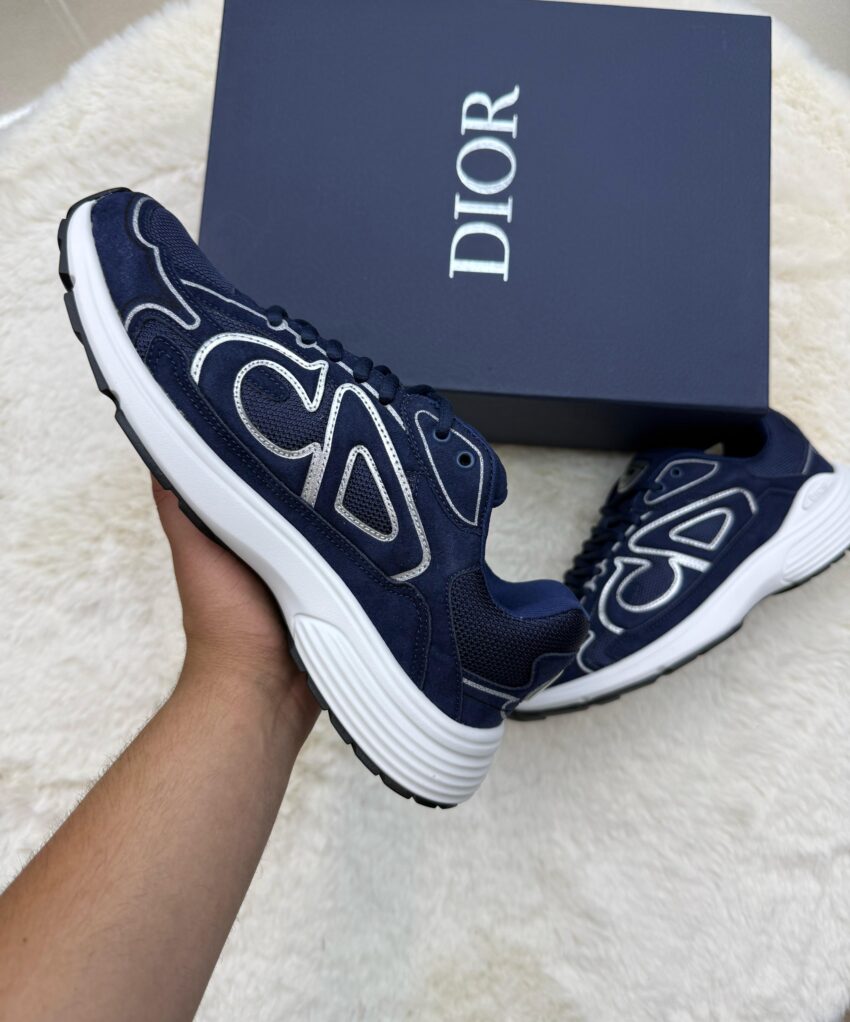 Christian Dior B30 Blue Suede - Afbeelding 4