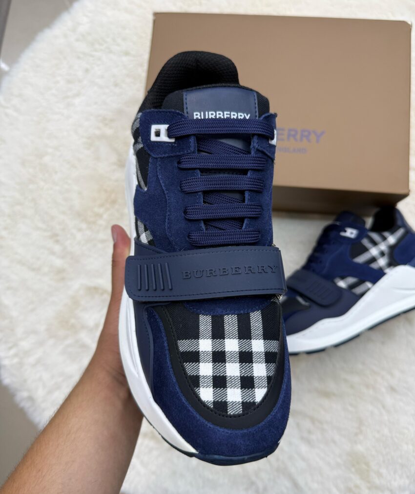 Burberry Blue Sneakers - Afbeelding 3